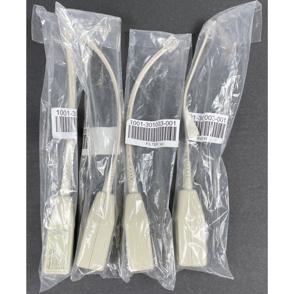 4pcs New Sealed Pace DSL Filter For Single Line Phones Model No. LFT4-1